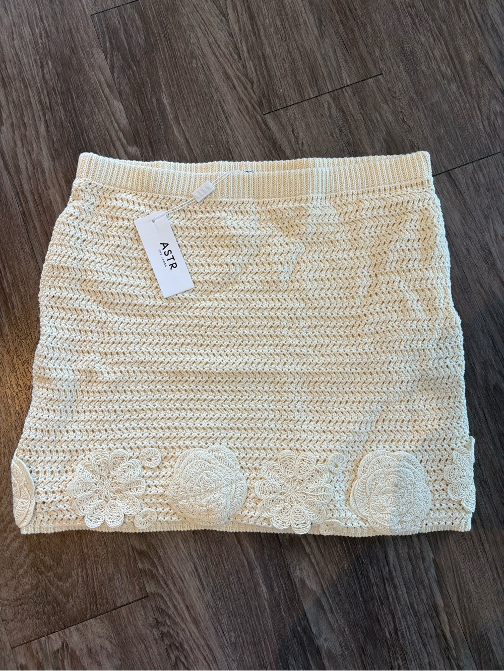ASTR the Label Taimi Crochet Skirt